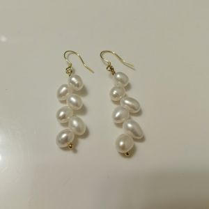 Pearl earrings